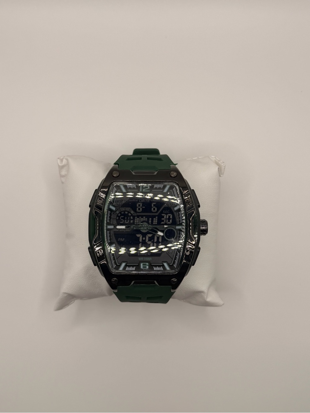 Invicta Green and Black Digital Hybrid Watch